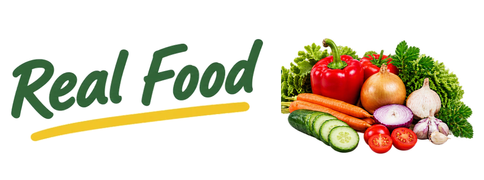 Real Food vegetables graphic